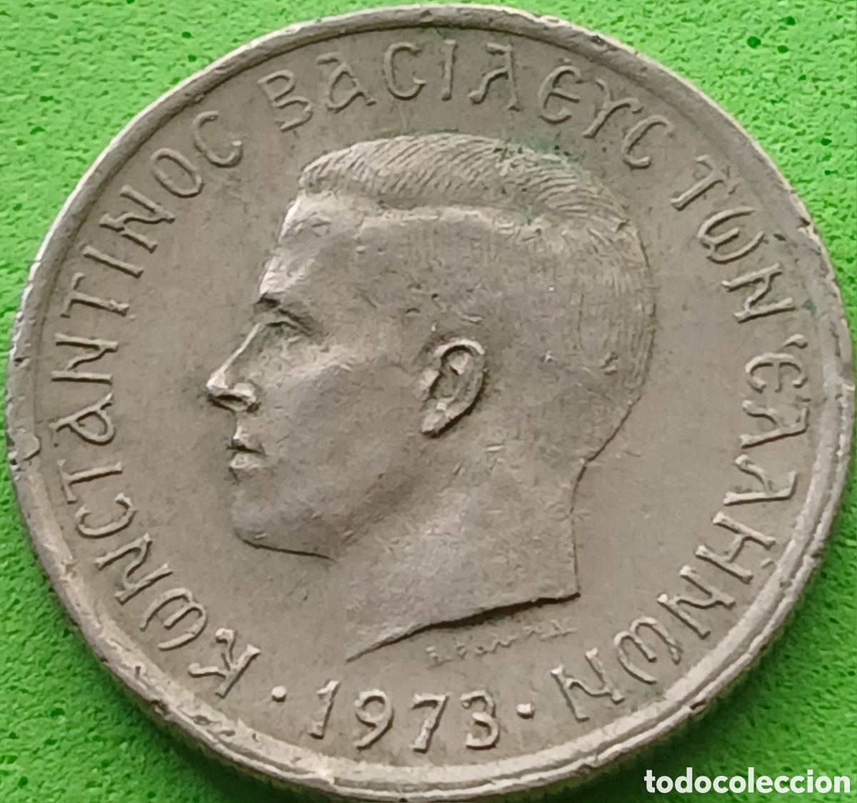 Monedas antiguas de Europa: Grecia 50 lepta 1973 km#97