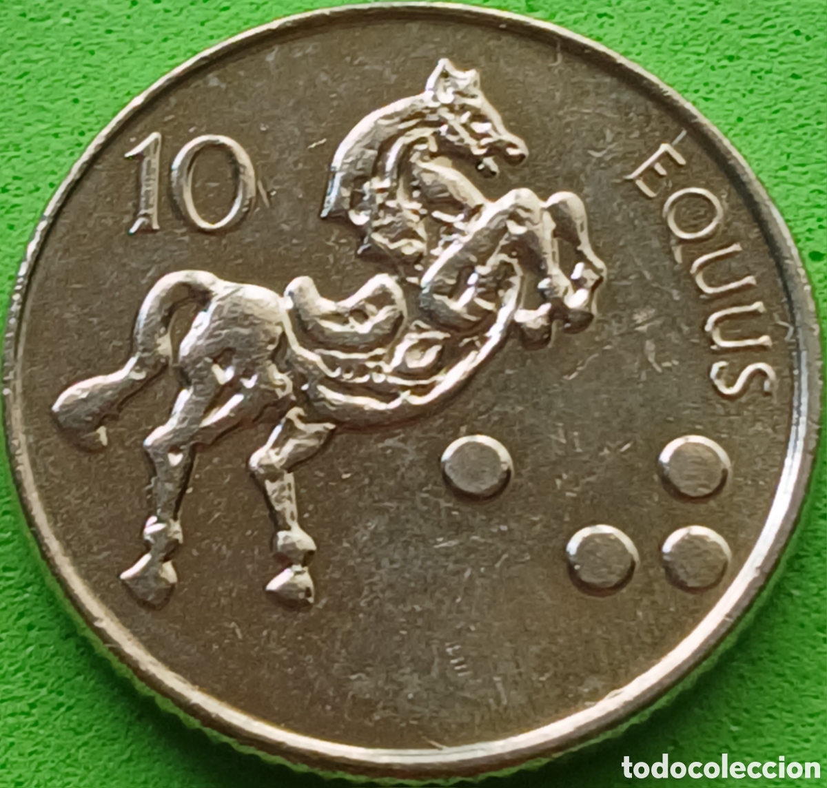 Monedas antiguas de Europa: Eslovenia 10 tolarjev 2006 km#41