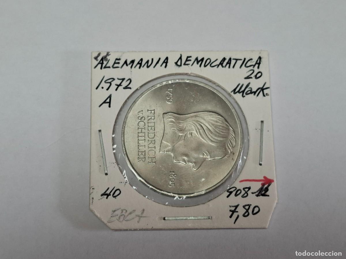 Monedas antiguas de Europa: 20 MARKS de 1972 A KM 40 ALEMANIA DEMOCRATICA en EBC+