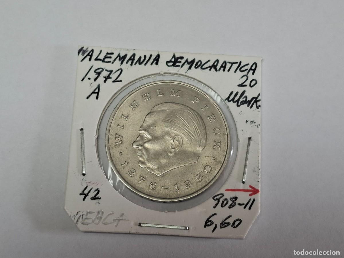 Monedas antiguas de Europa: 20 MARKS de 1972 A KM 42 ALEMANIA DEMOCRATICA en ebc+
