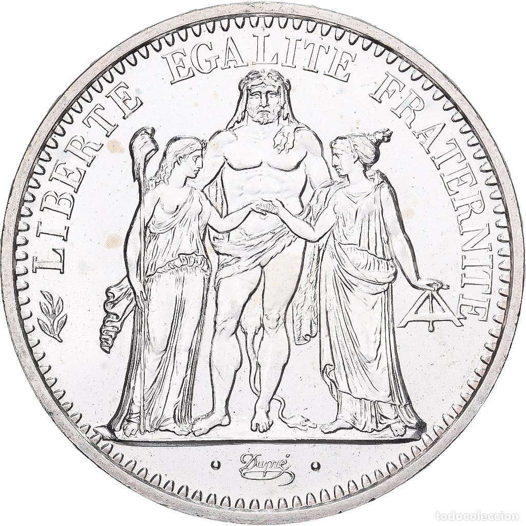 Monedas antiguas de Europa: [#138438] Francia, 10 Francs, Hercule, 1973, MDP, Plata, SC, Gadoury:813
