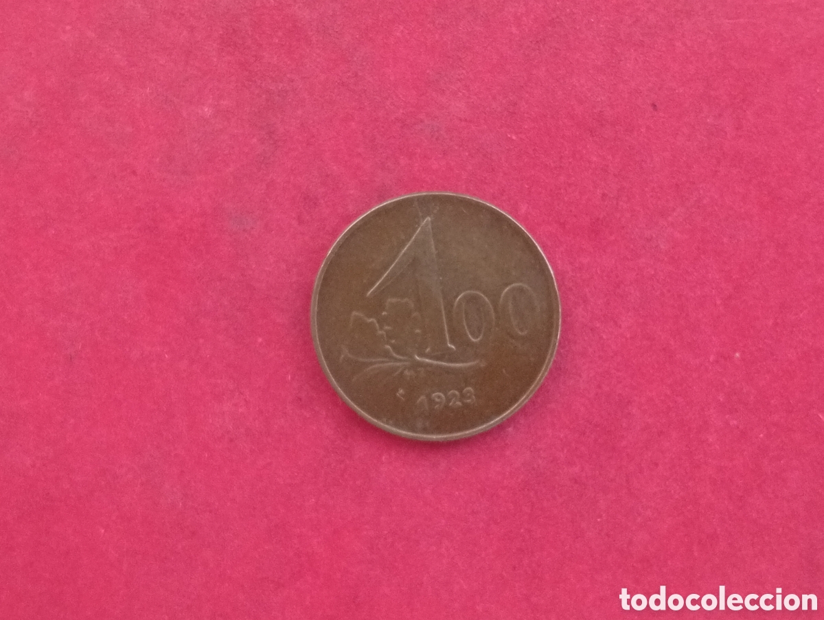Monedas antiguas de Europa: 100 coronas de Austria 1923 - Foto 2
