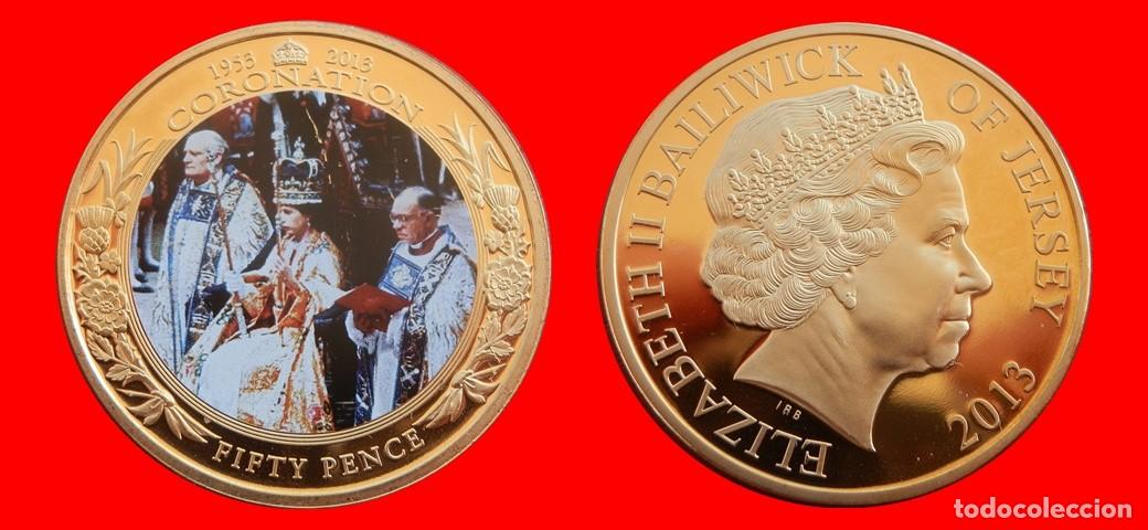 Monedas antiguas de Europa: 50 PENIQUES PENCE 2013 SIN CIRCULAR JERSEY-9949SC