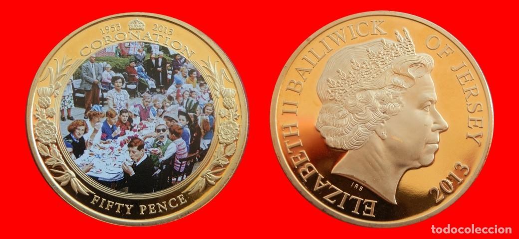 Monedas antiguas de Europa: 50 PENIQUES PENCE 2013 SIN CIRCULAR JERSEY-9951SC