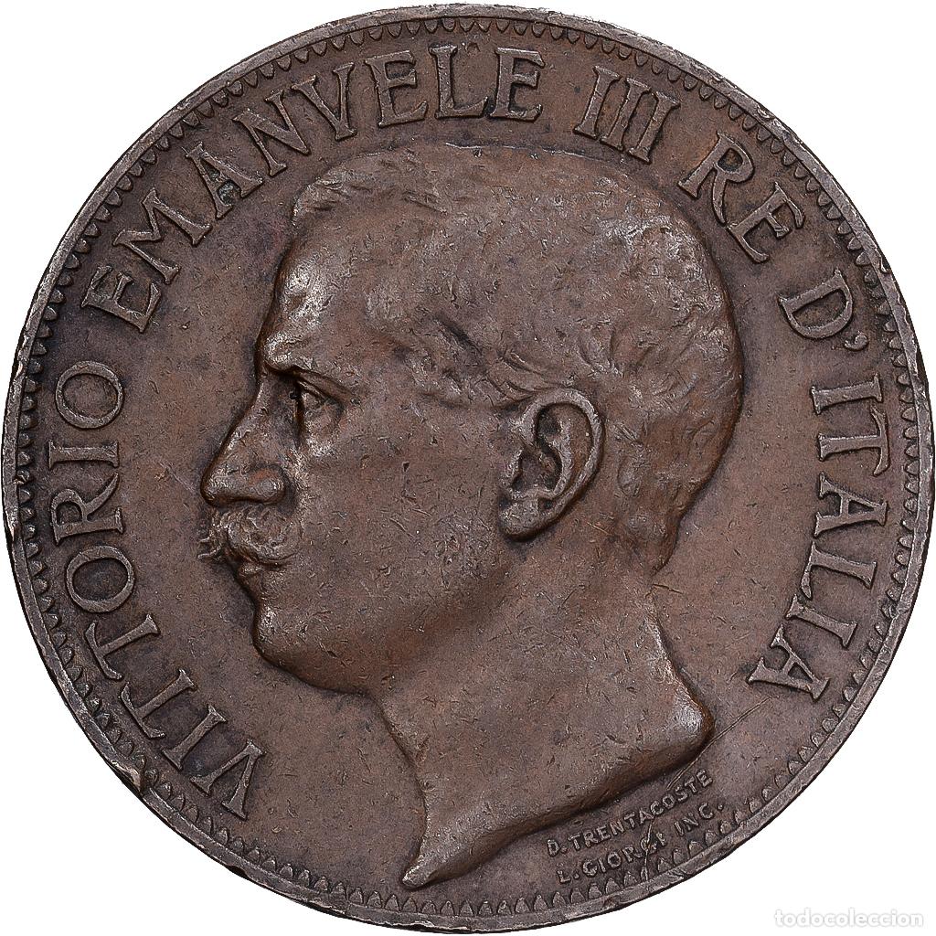 Monedas antiguas de Europa: [#1530119] Italia, Vittorio Emanuele III, 10 Centesimi, 1911, Rome, Bronce, MBC, KM:51