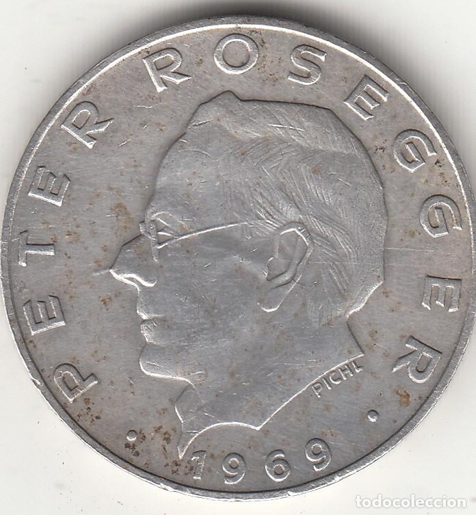 Monedas antiguas de Europa: AUSTRIA: 25 SCHILLING 1969 / PLATA