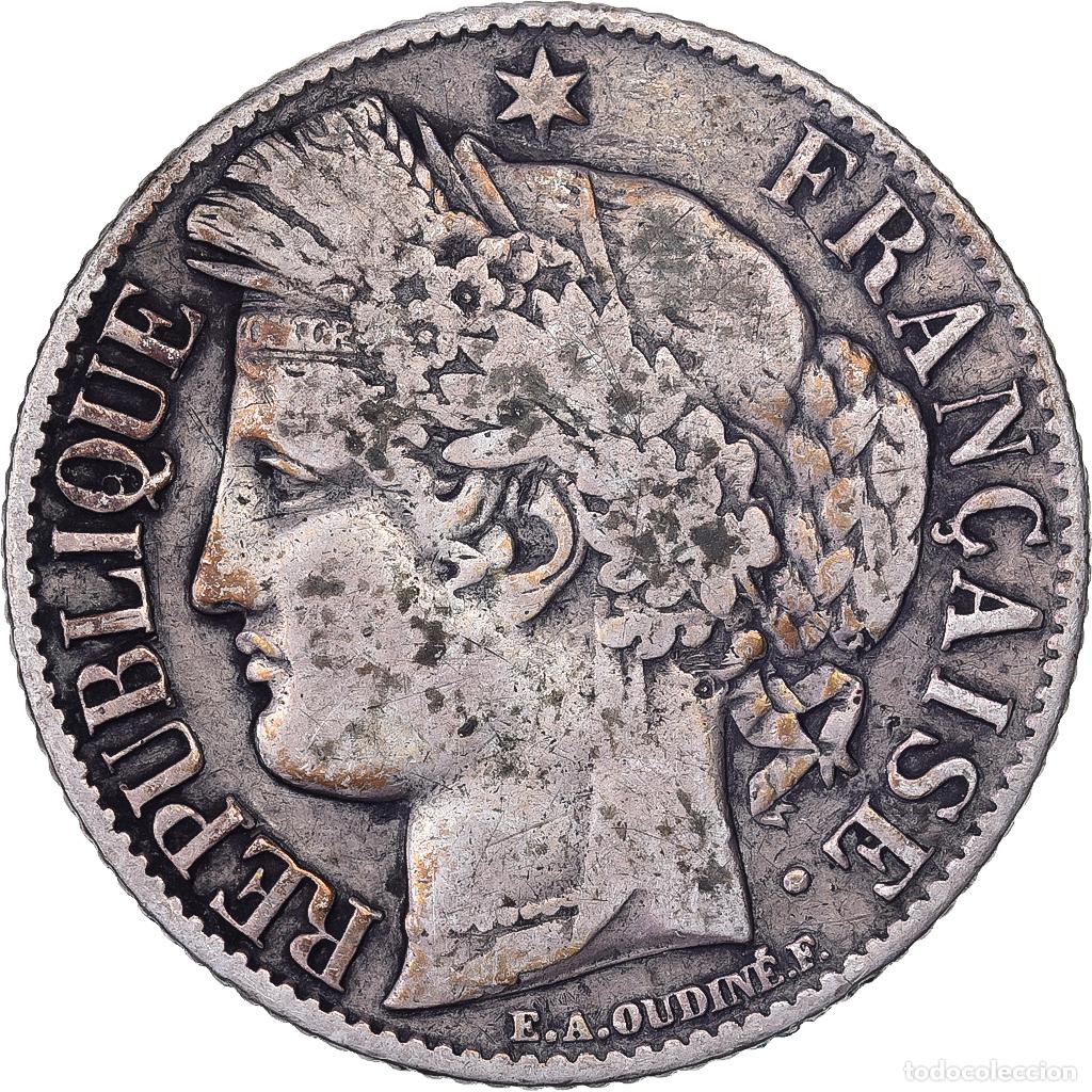 Monedas antiguas de Europa: [#1116973] FRANCE, C&eacute;r&egrave;s, Franc, 1895, Paris, KM #822.1, VF(30-35), Silver, 23, Gadoury #..
