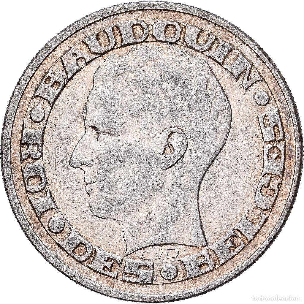 Monedas antiguas de Europa: [#1551228] B&eacute;lgica, Baudouin I, 50 Francs, 50 Frank, 1958, Brussels, Plata, EBC, KM:150.1