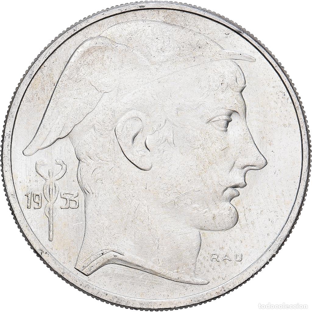 Monedas antiguas de Europa: [#1551373] B&eacute;lgica, Baudouin I, 20 Francs, 20 Frank, 1953, Brussels, Plata, EBC, KM:141.1