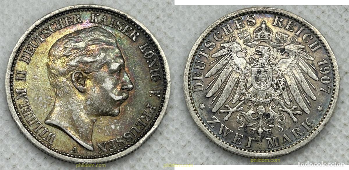 Monedas antiguas de Europa: 3708 ALEMANIA 1907 ALEMANIA 5 MARKS 1907 GERMANY