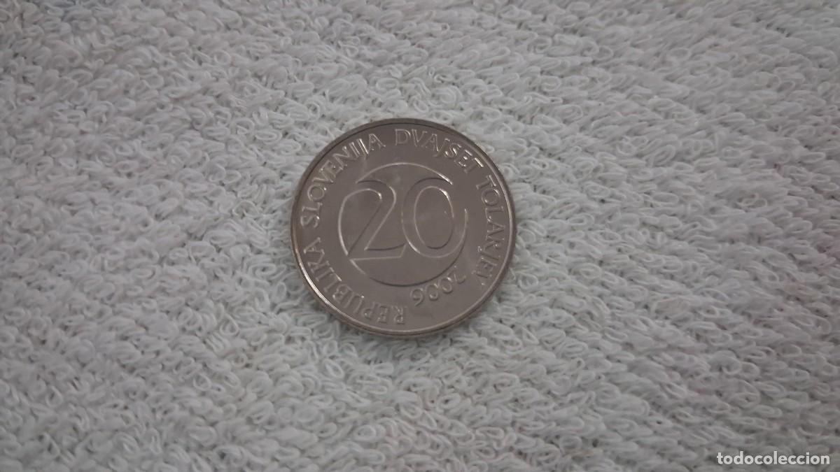 Monedas antiguas de Europa: 20 Tolarjev Eslovenia 2006 Cig&uuml;e&ntilde;a