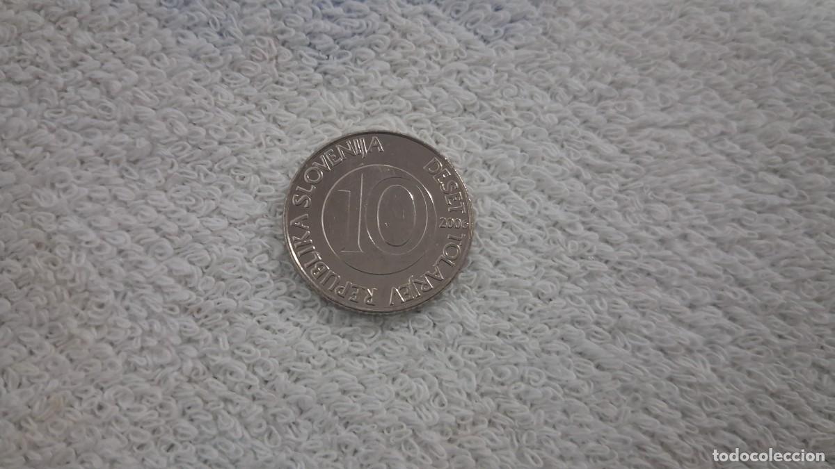 Monedas antiguas de Europa: 10 Tolarjev Eslovenia 2006 Caballo