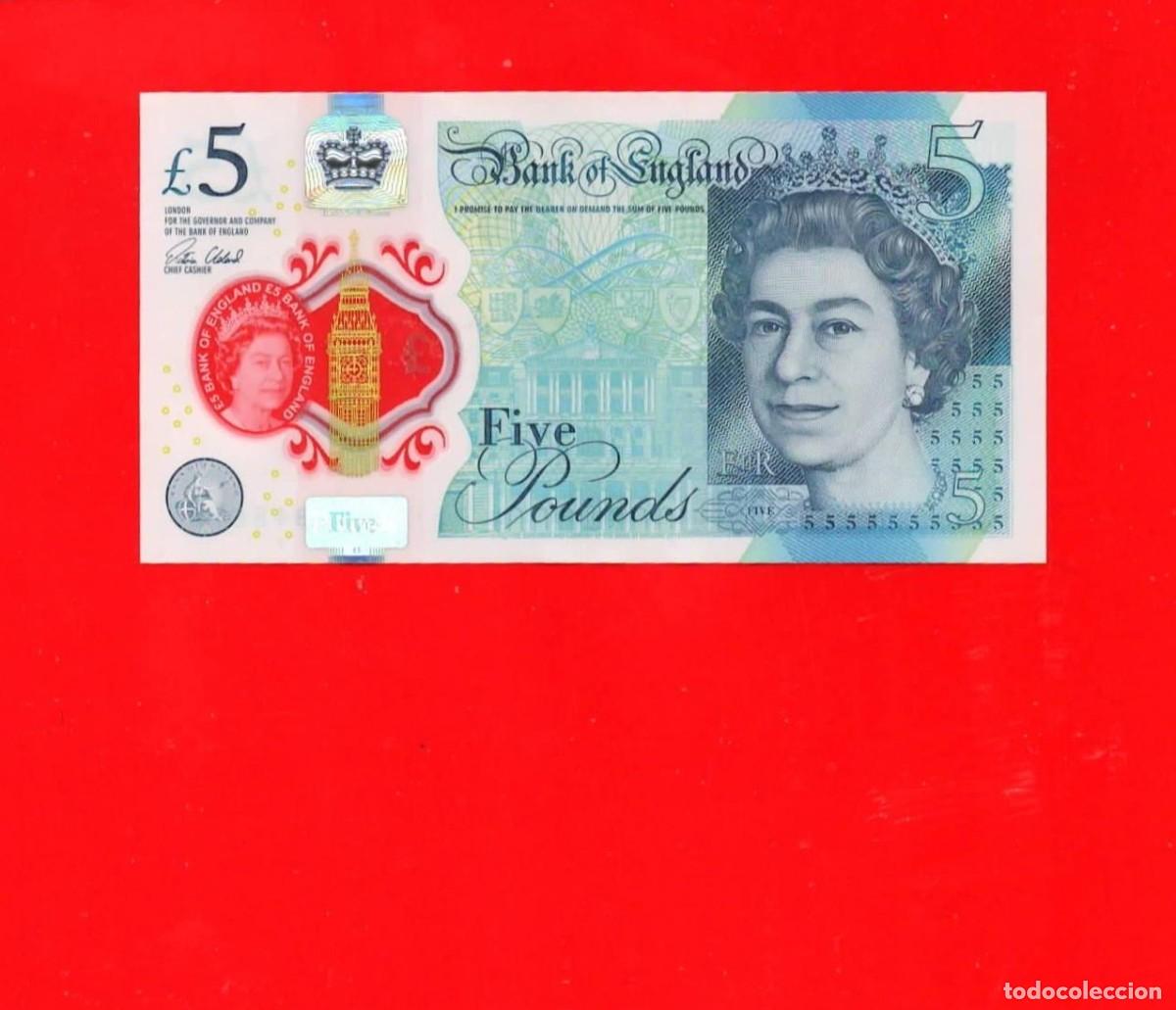 Monedas antiguas de Europa: INGLATERRA - 5 Libras (2015) - Foto 1
