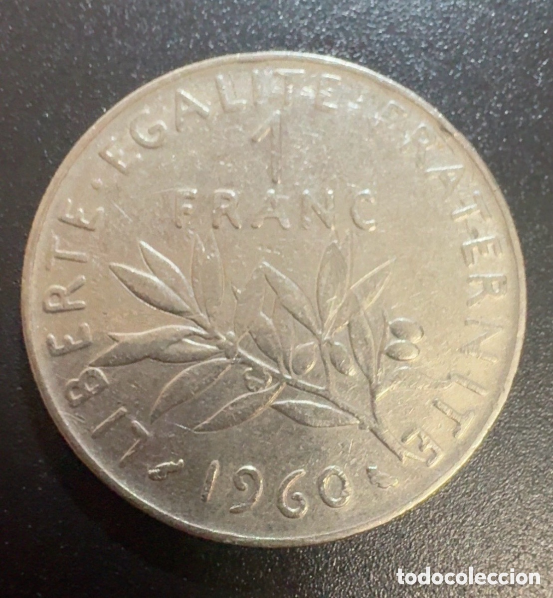 Monedas antiguas de Europa: Moneda antigua Franc - Foto 2