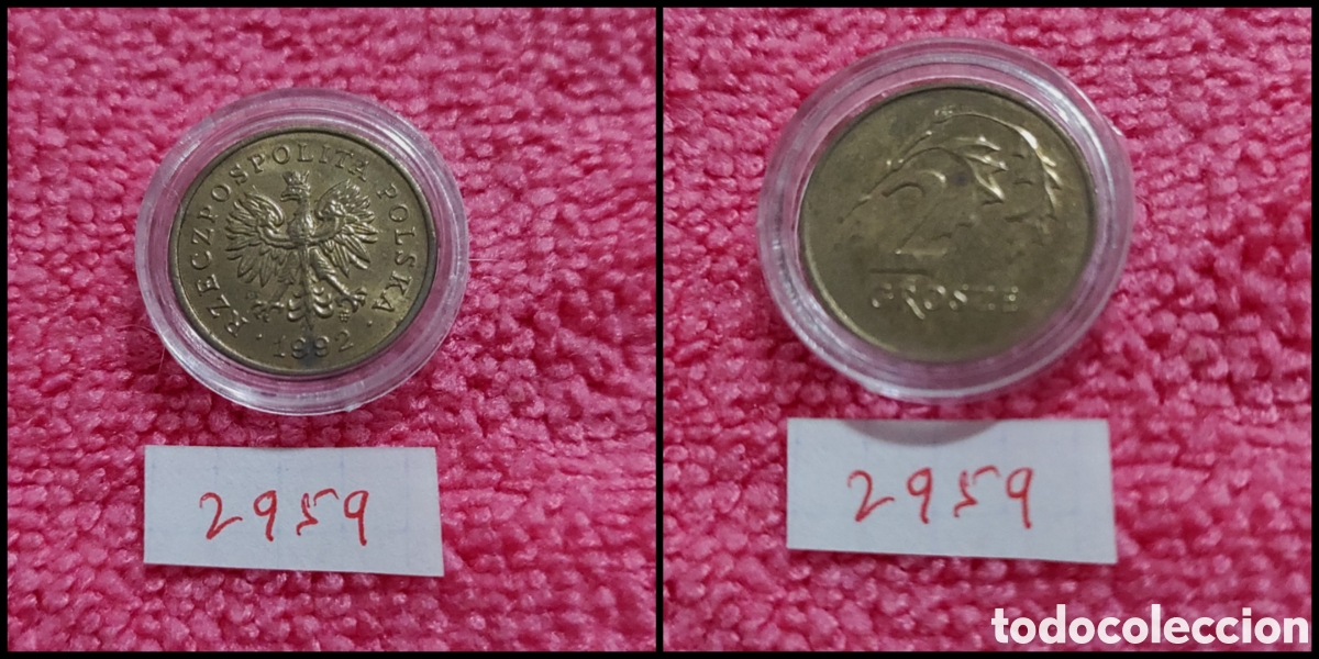 Monedas antiguas de Europa: 2 groszy polacos a&ntilde;o 1992