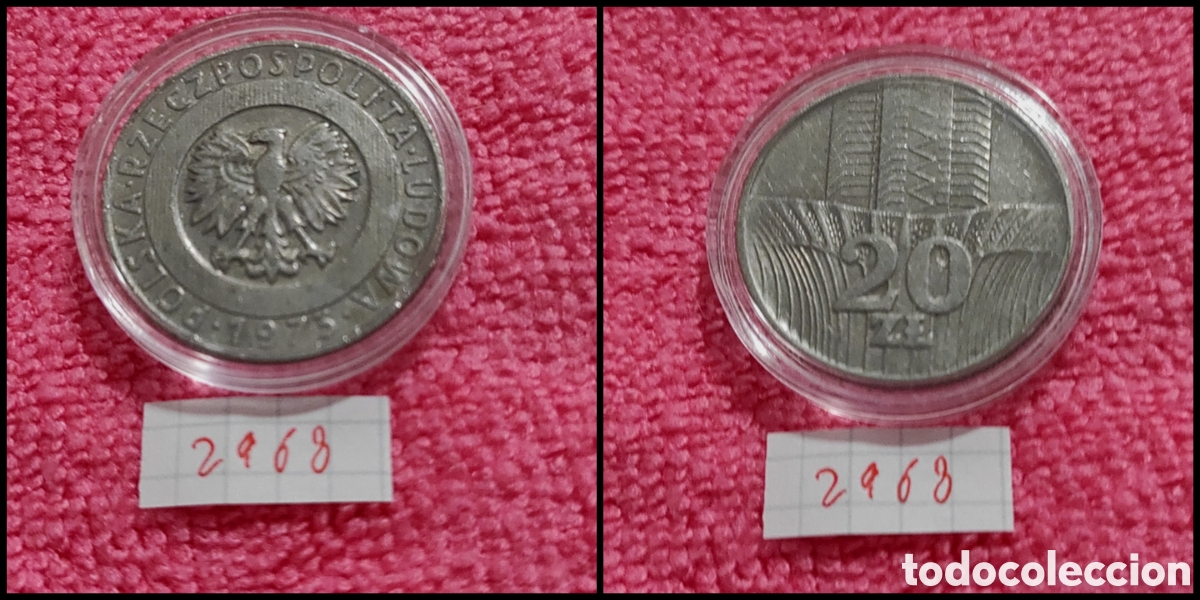 Monedas antiguas de Europa: 20 zloty polaco a&ntilde;o 1973