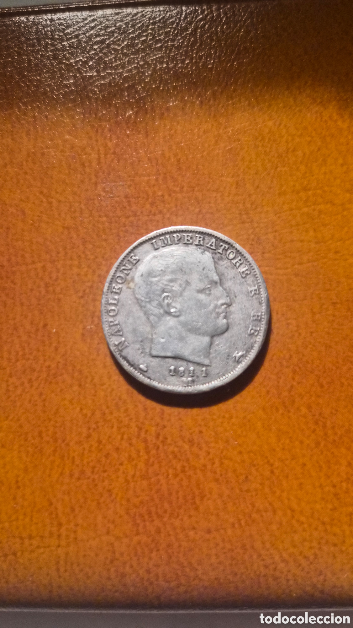 Monedas antiguas de Europa: 1 lira 1811 M Napole&oacute;n I &ndash; reino de italia &ndash; mil&aacute;n &ndash; plata &ndash; &eacute;poca napole&oacute;nica