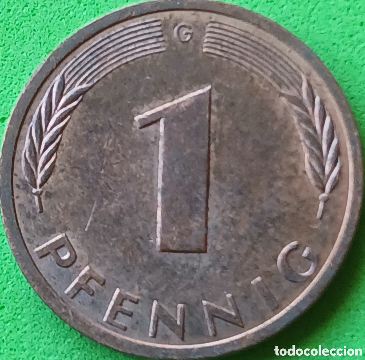 Monedas antiguas de Europa: Alemania Federal 1 pfennig 1996 G km#105