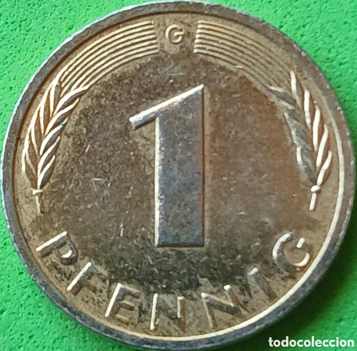 Monedas antiguas de Europa: Alemania Federal 1 pfennig 1991 G km#105