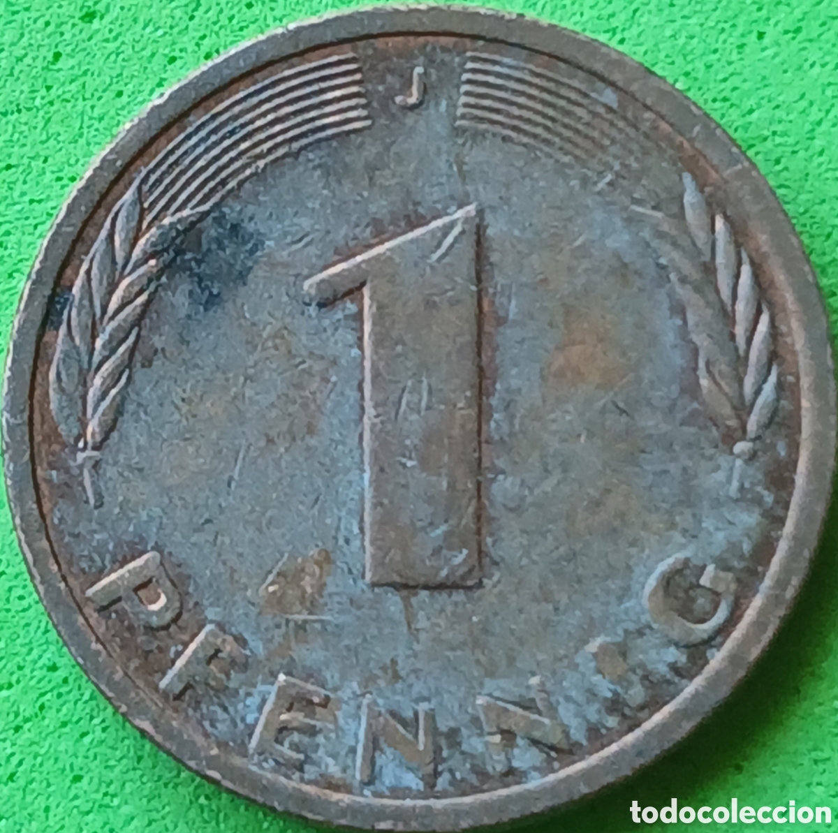 Monedas antiguas de Europa: Alemania Federal 1 pfennig 1990 J km#105