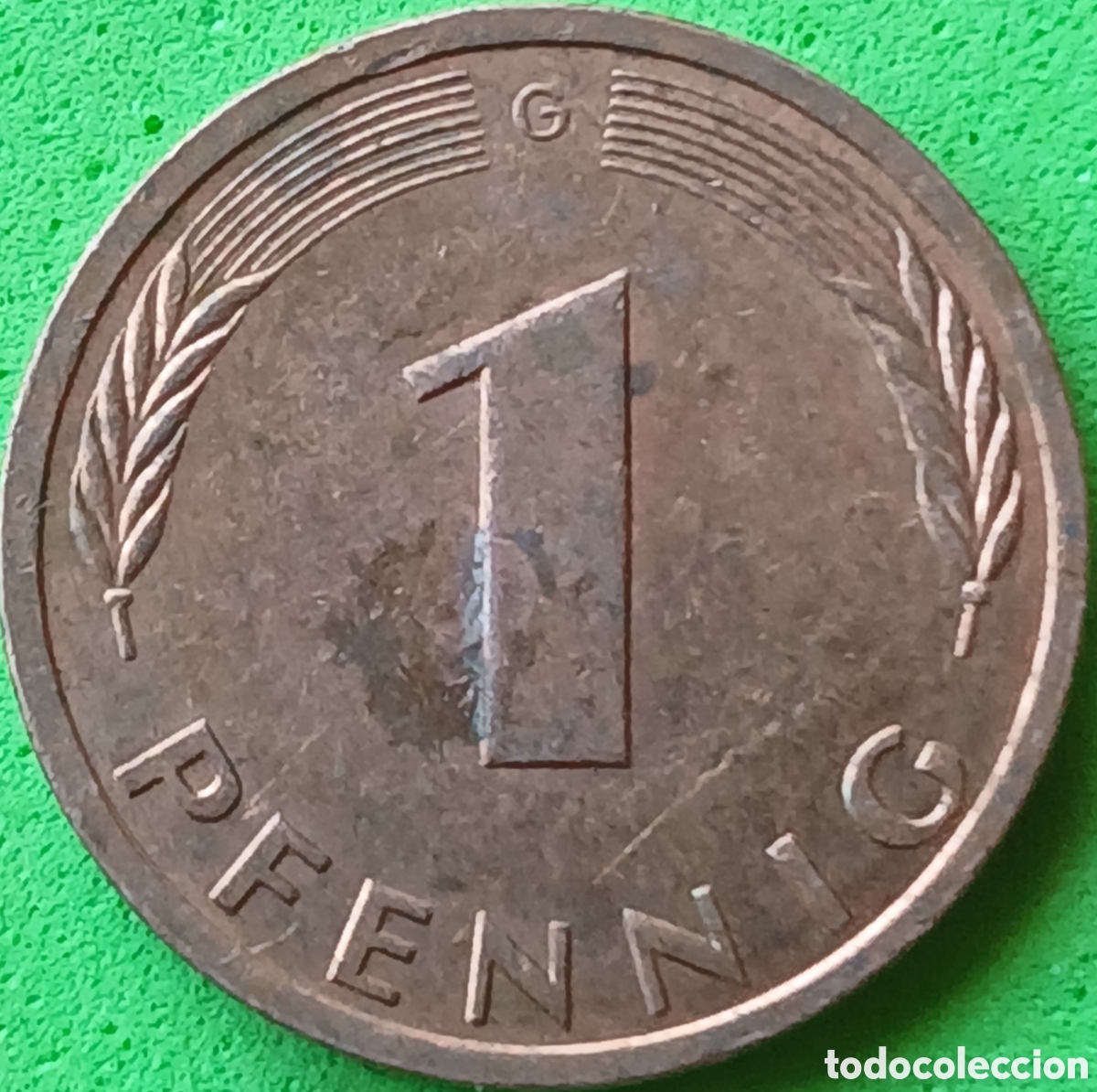 Monedas antiguas de Europa: Alemania Occidental 1 pfennig 1989 G km#105