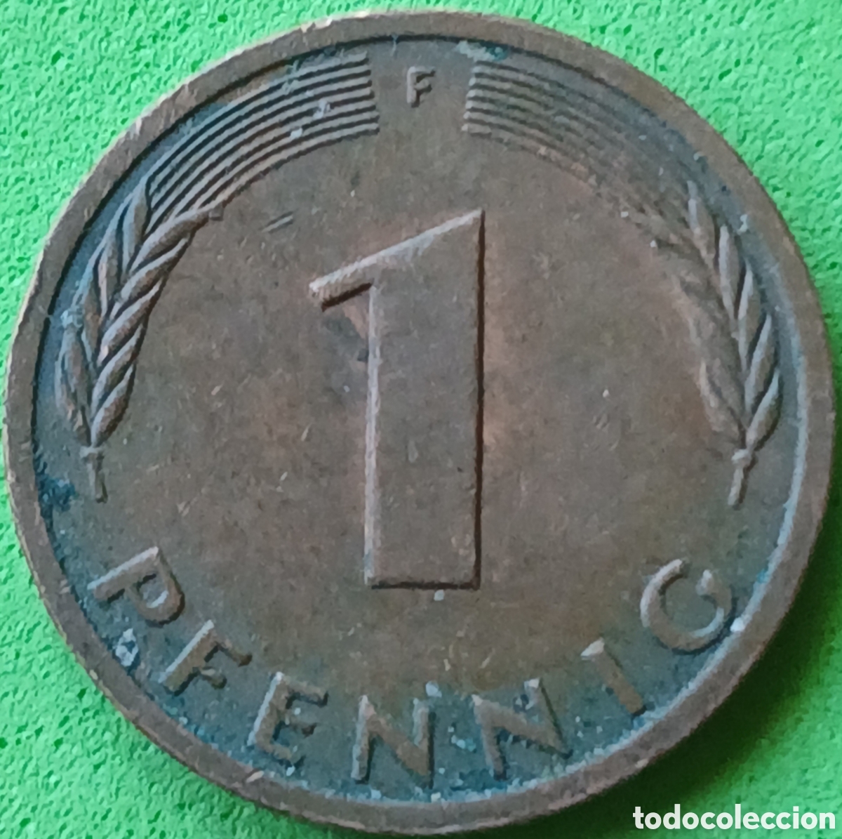 Monedas antiguas de Europa: Alemania Occidental 1 pfennig 1988 F km#105