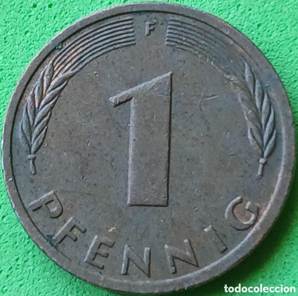 Monedas antiguas de Europa: Alemania Occidental 1 pfennig 1982 F km#105