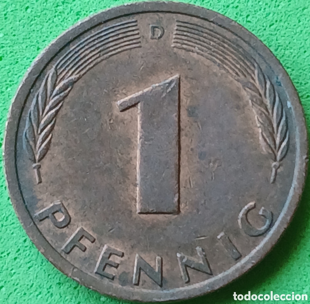 Monedas antiguas de Europa: Alemania Occidental 1 pfennig 1980 D km#105