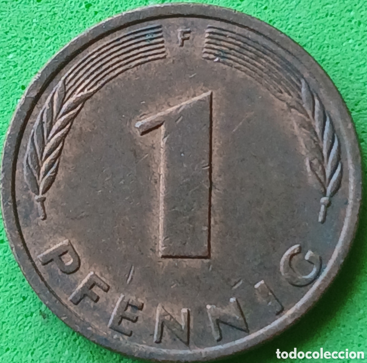 Monedas antiguas de Europa: Alemania Occidental 1 pfennig 1977 F km#105