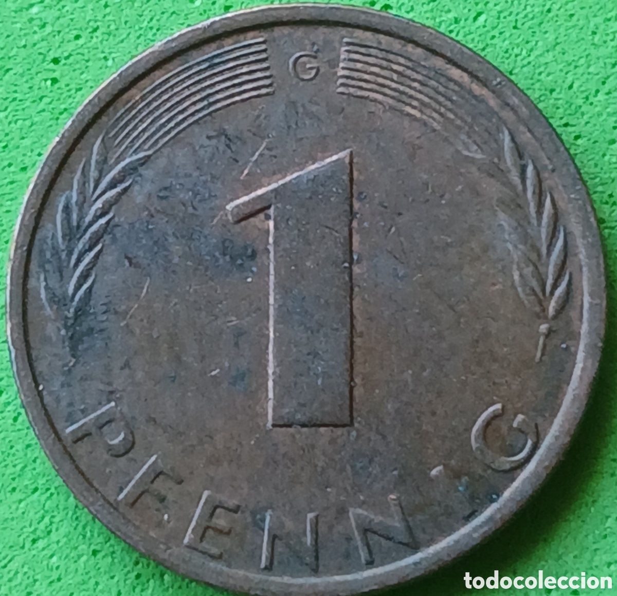 Monedas antiguas de Europa: Alemania Occidental 1 pfennig 1975 G km#105
