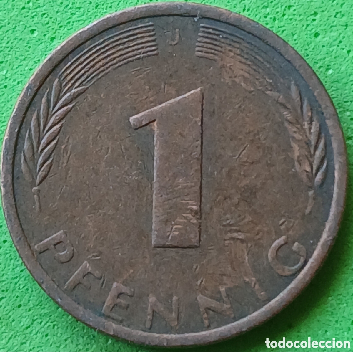 Monedas antiguas de Europa: Alemania Occidental 1 pfennig 1974 J km#105