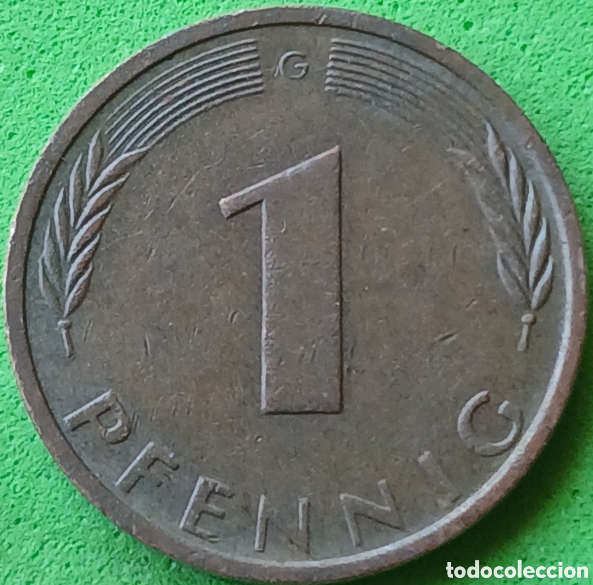 Monedas antiguas de Europa: Alemania Occidental 1 pfennig 1973 G km#105