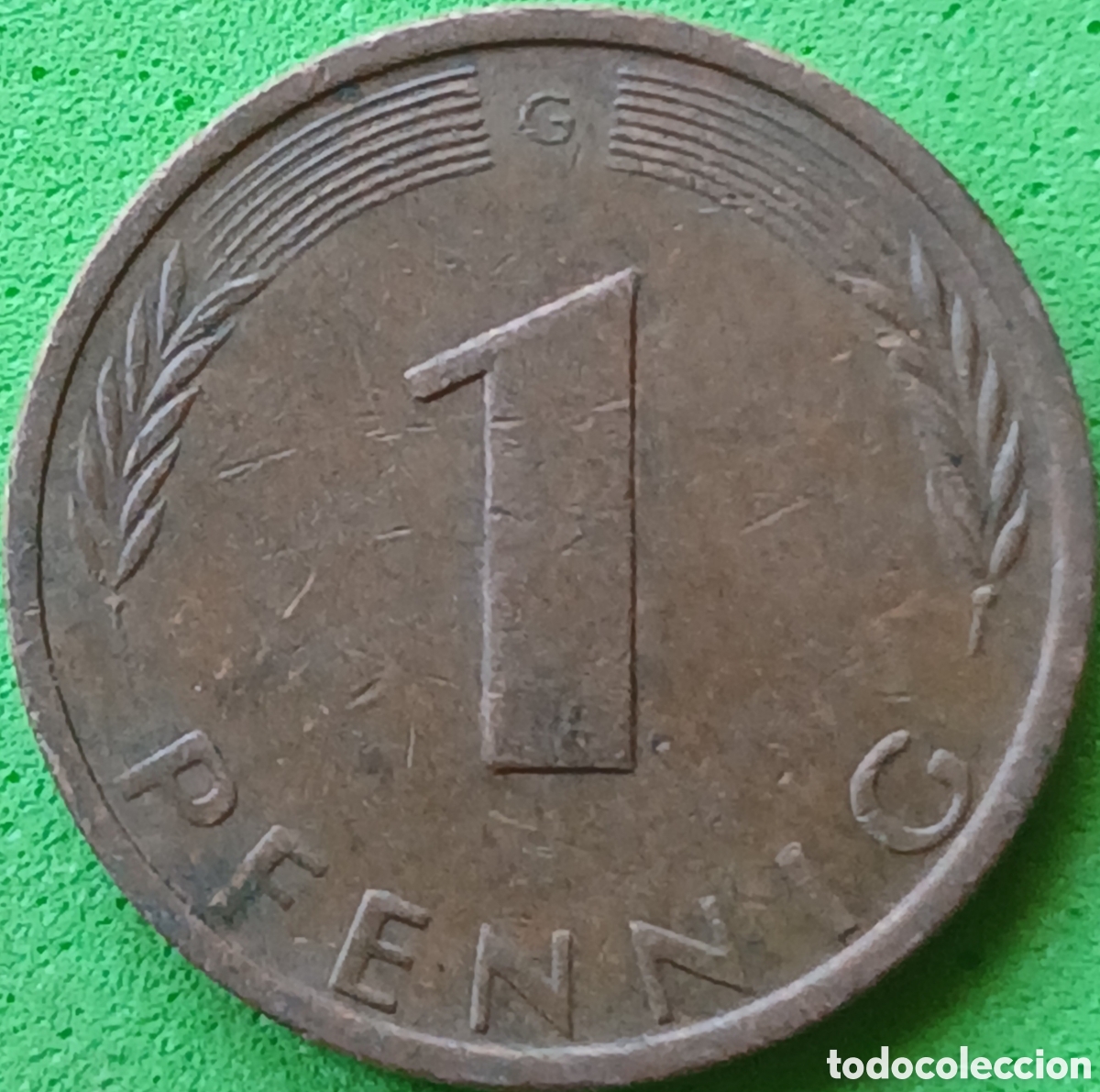 Monedas antiguas de Europa: Alemania Occidental 1 pfennig 1971 G km#105