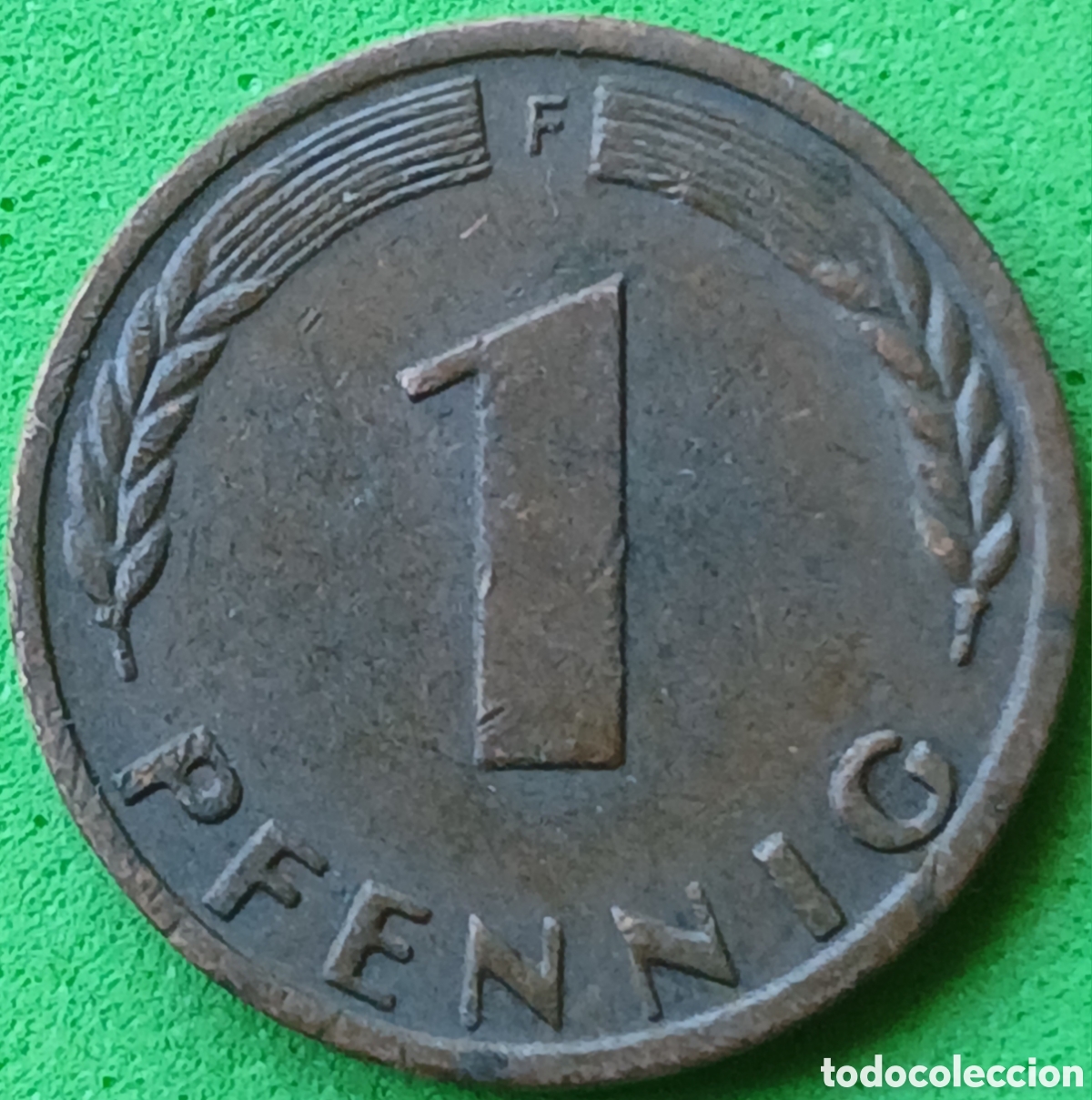 Monedas antiguas de Europa: Alemania Occidental 1 pfennig 1968 F km#105