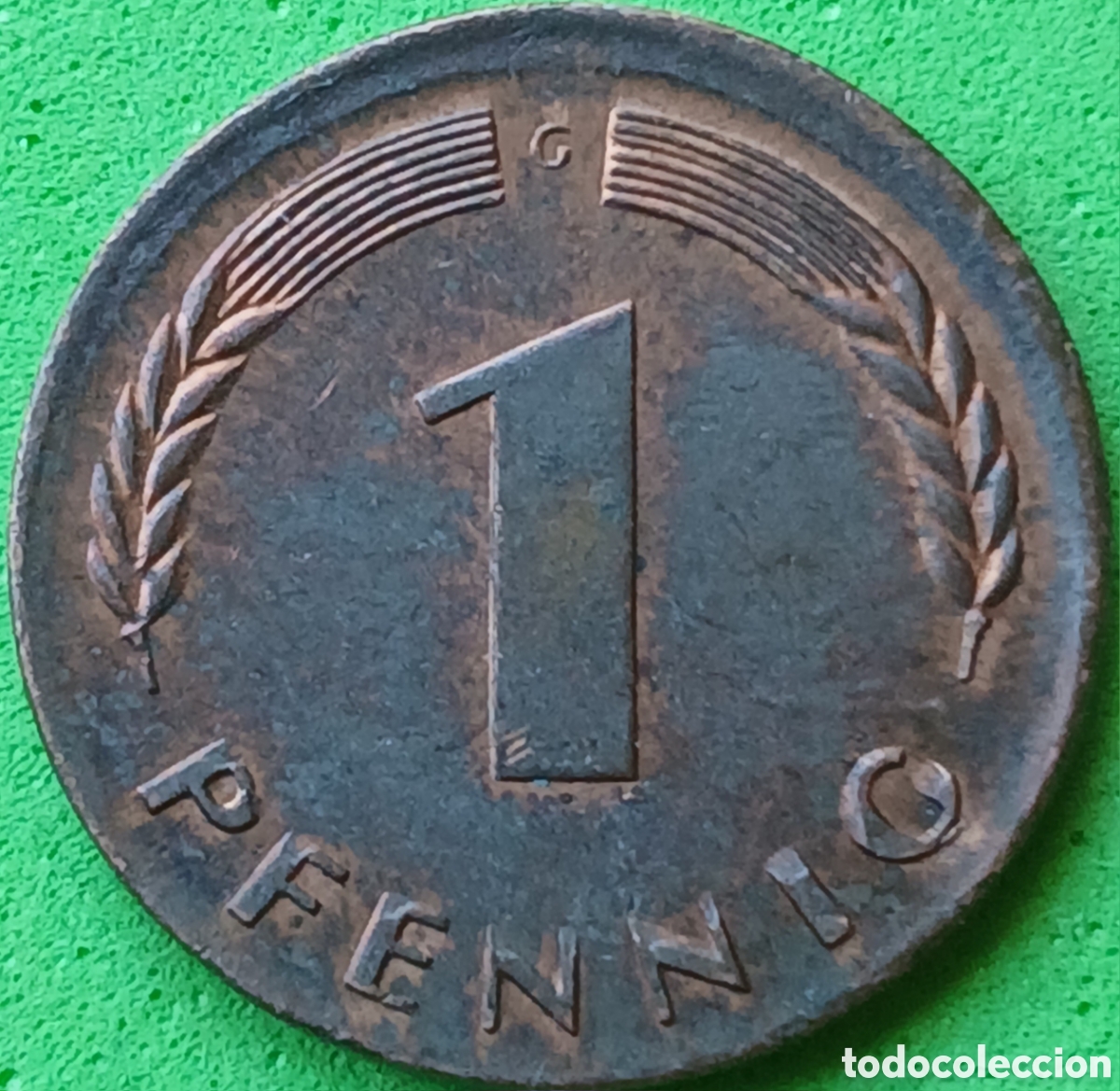 Monedas antiguas de Europa: Alemania Occidental 1 pfennig 1966 G km#105