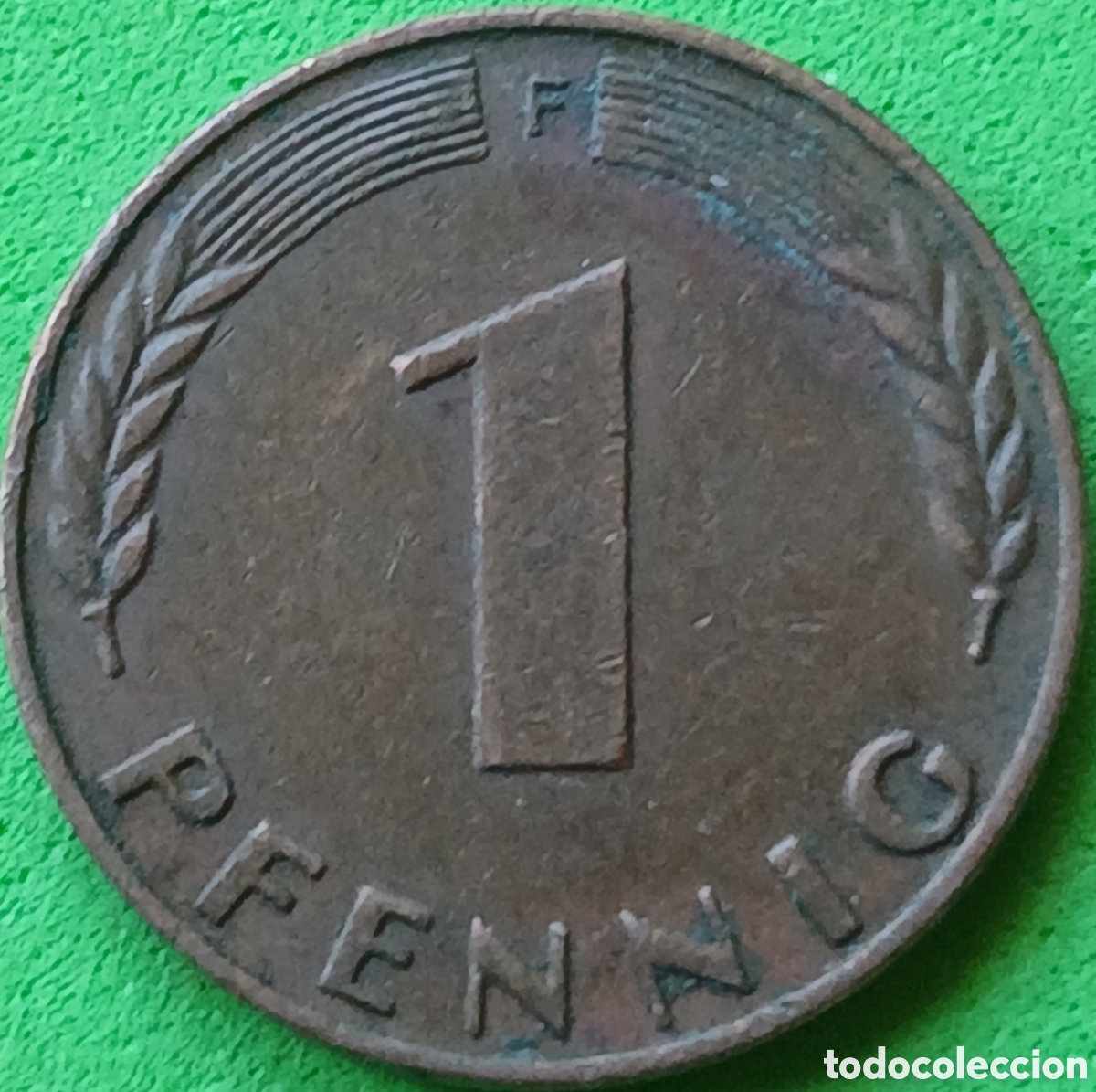 Monedas antiguas de Europa: Alemania Occidental 1 pfennig 1950 F km#105