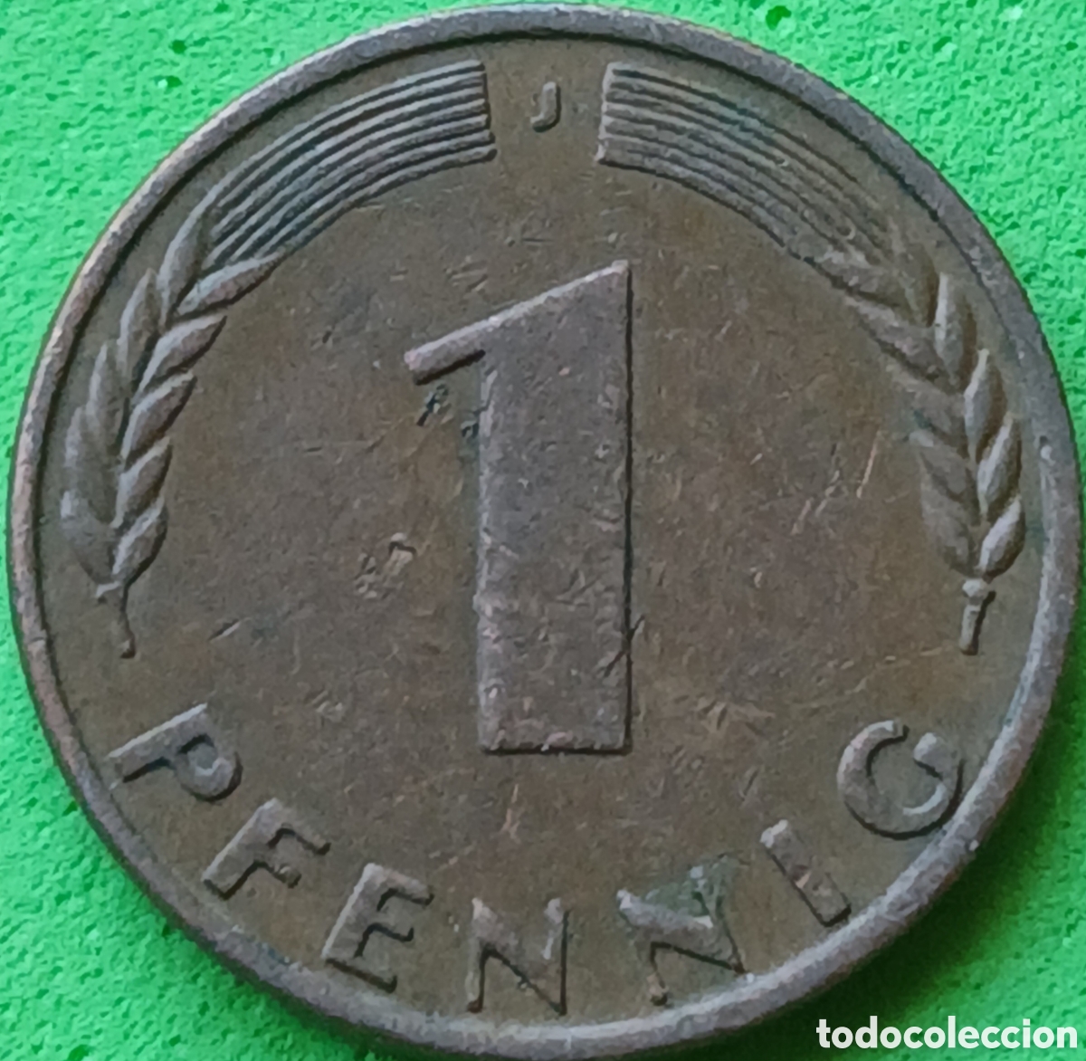 Monedas antiguas de Europa: Alemania Occidental 1 pfennig 1950 J km#105