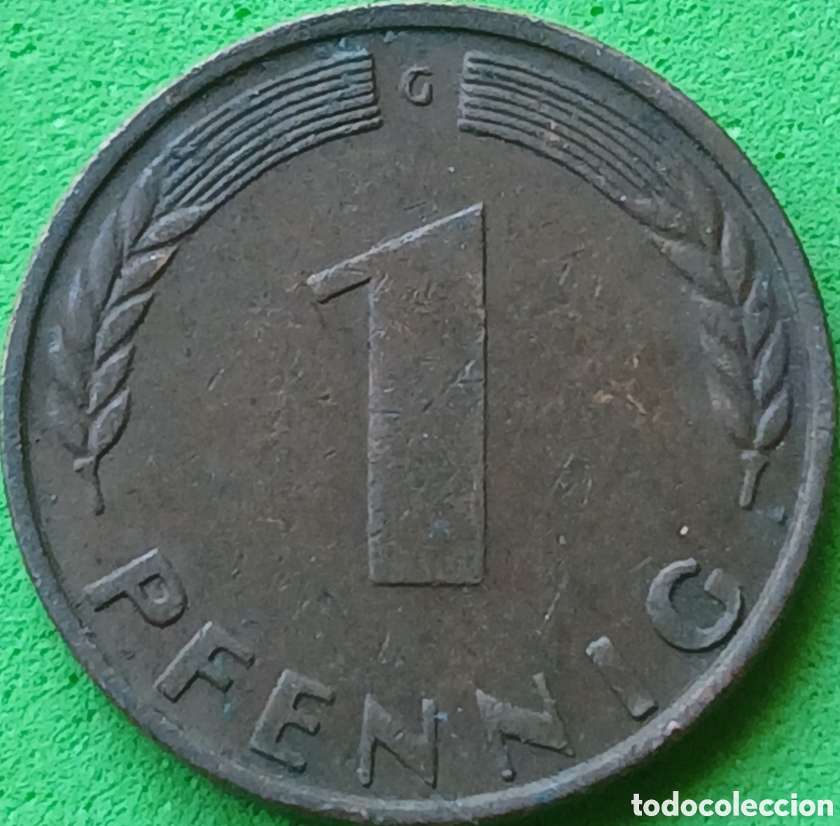 Monedas antiguas de Europa: Alemania Occidental 1 pfennig 1950 G km#105