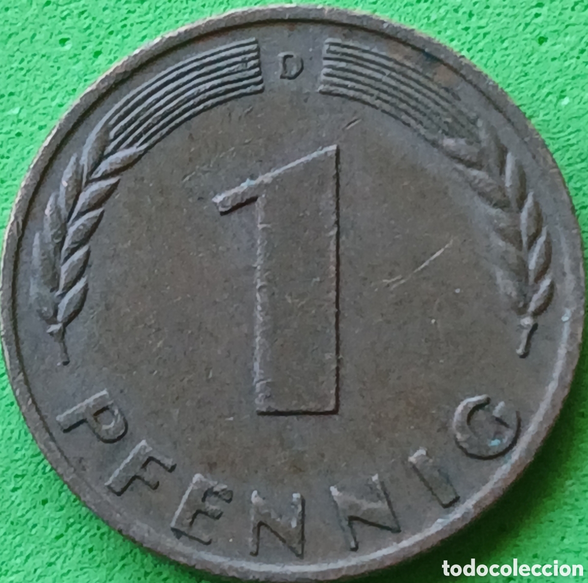 Monedas antiguas de Europa: Alemania Occidental 1 pfennig 1950 D km#105