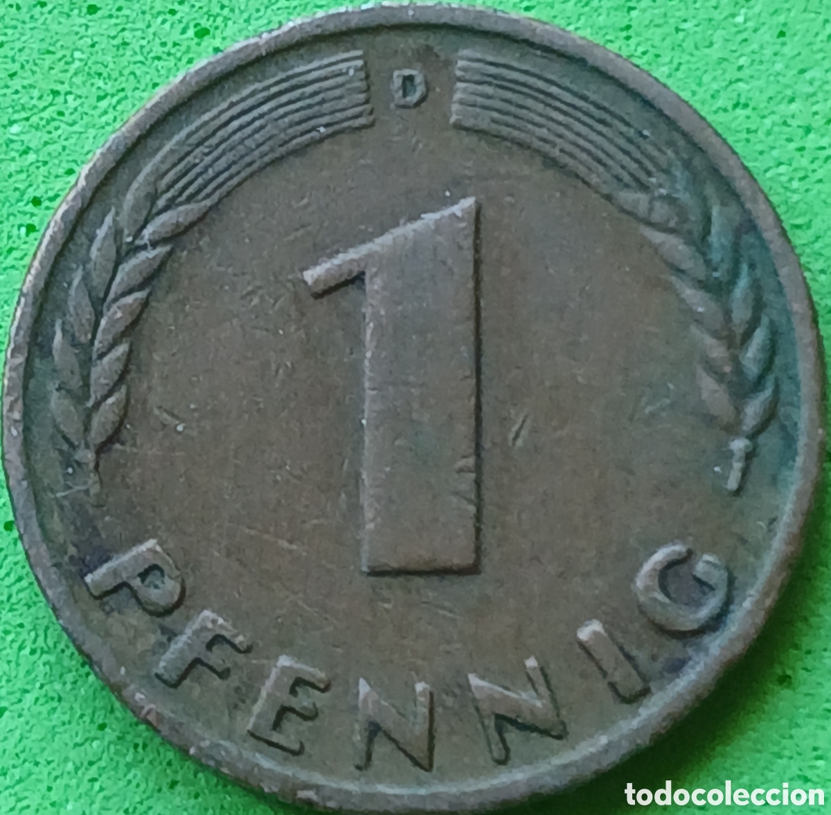 Monedas antiguas de Europa: Alemania Occidental 1 pfennig 1949 D km#A101