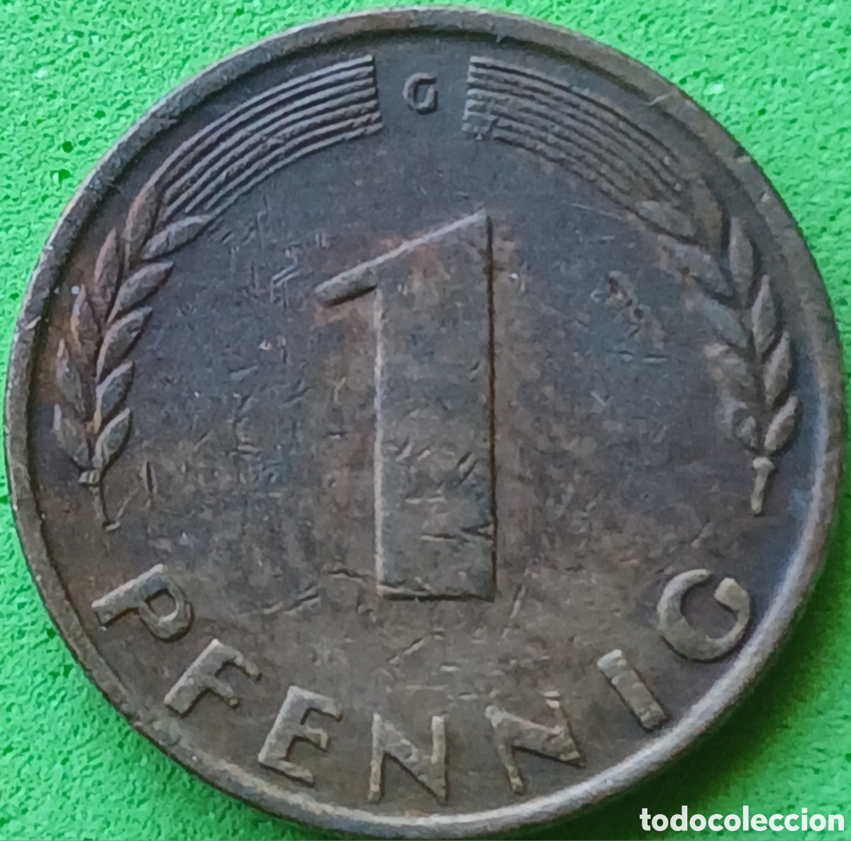 Monedas antiguas de Europa: Alemania Occidental 1 pfennig 1949 G km#A101