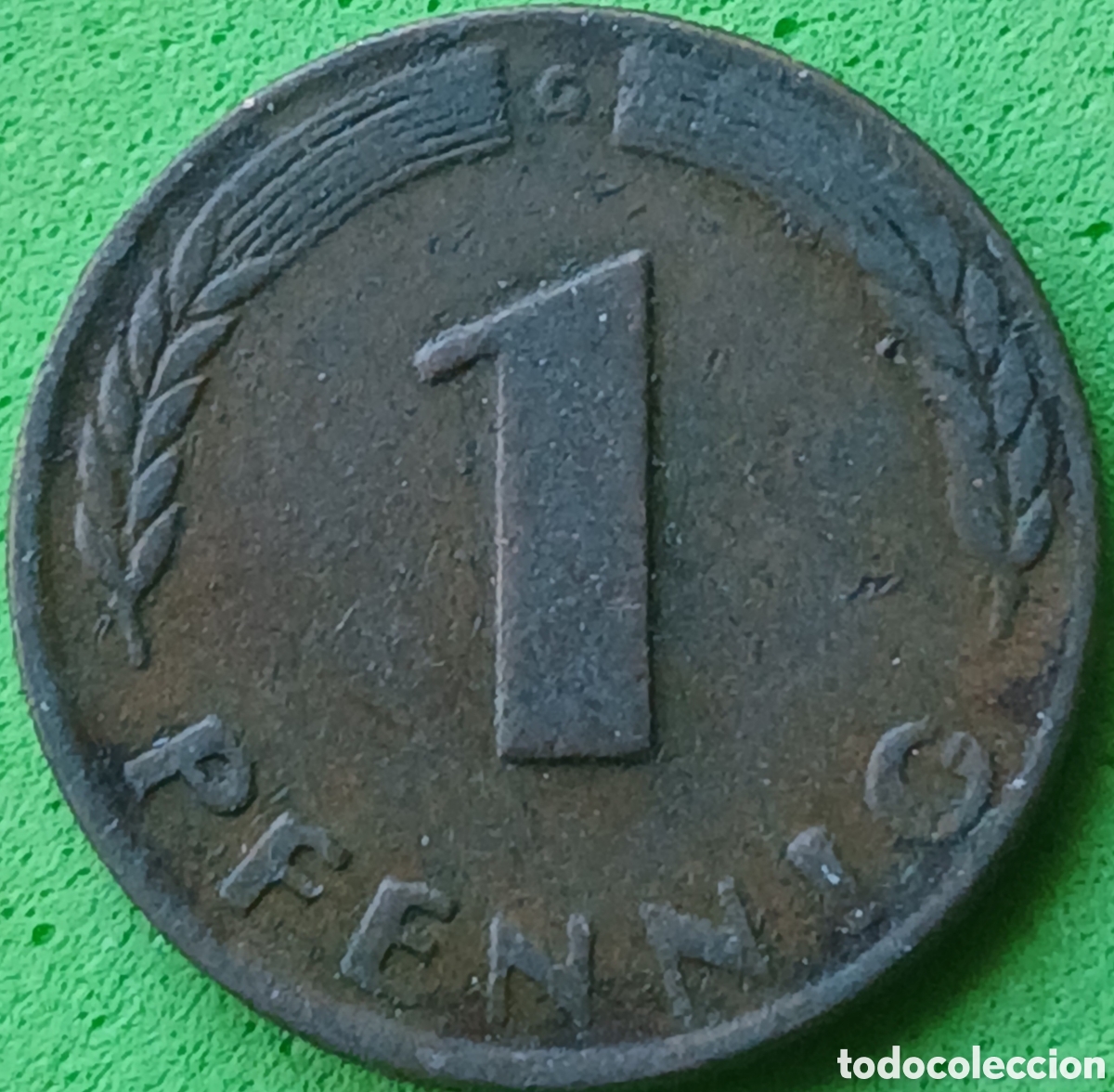 Monedas antiguas de Europa: Alemania Occidental 1 pfennig 1948 G km#A101