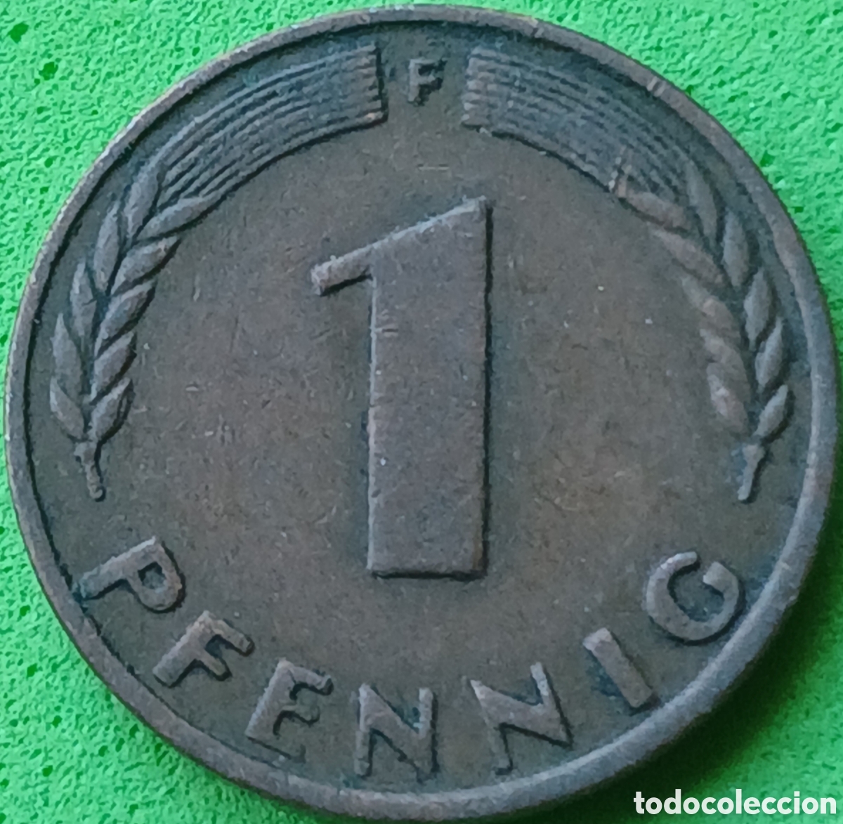 Monedas antiguas de Europa: Alemania Occidental 1 pfennig 1948 F km#A101