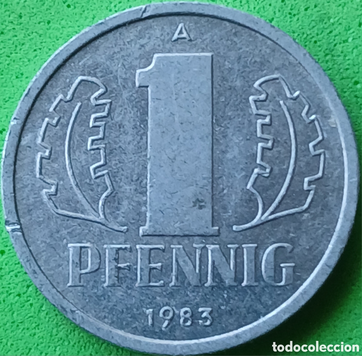 Monedas antiguas de Europa: Alemania Oriental 1 pfennig 1983 km#8.2
