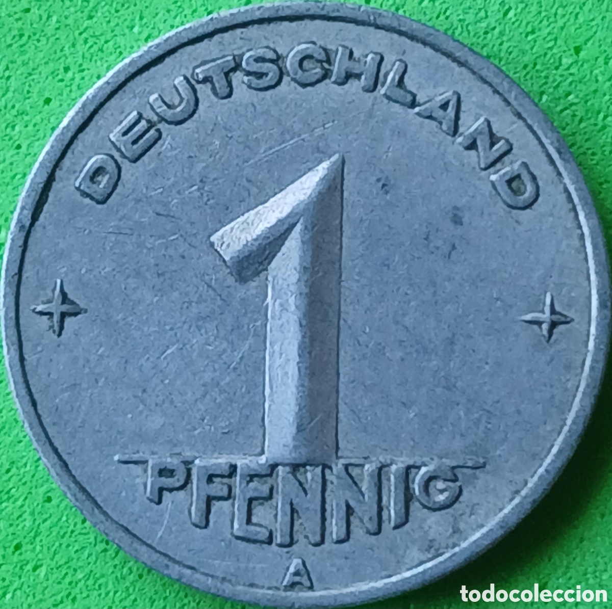 Monedas antiguas de Europa: Alemania Oriental 1 pfennig 1950 A km#1