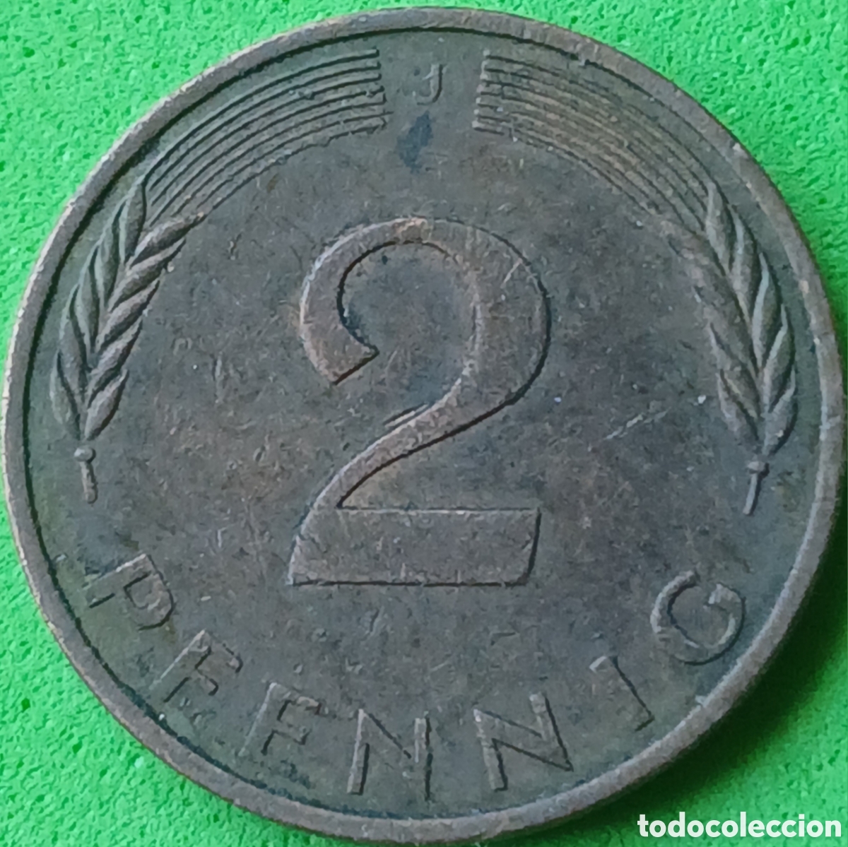 Monedas antiguas de Europa: Alemania Occidental 2 pfennig 1979 J km#106a