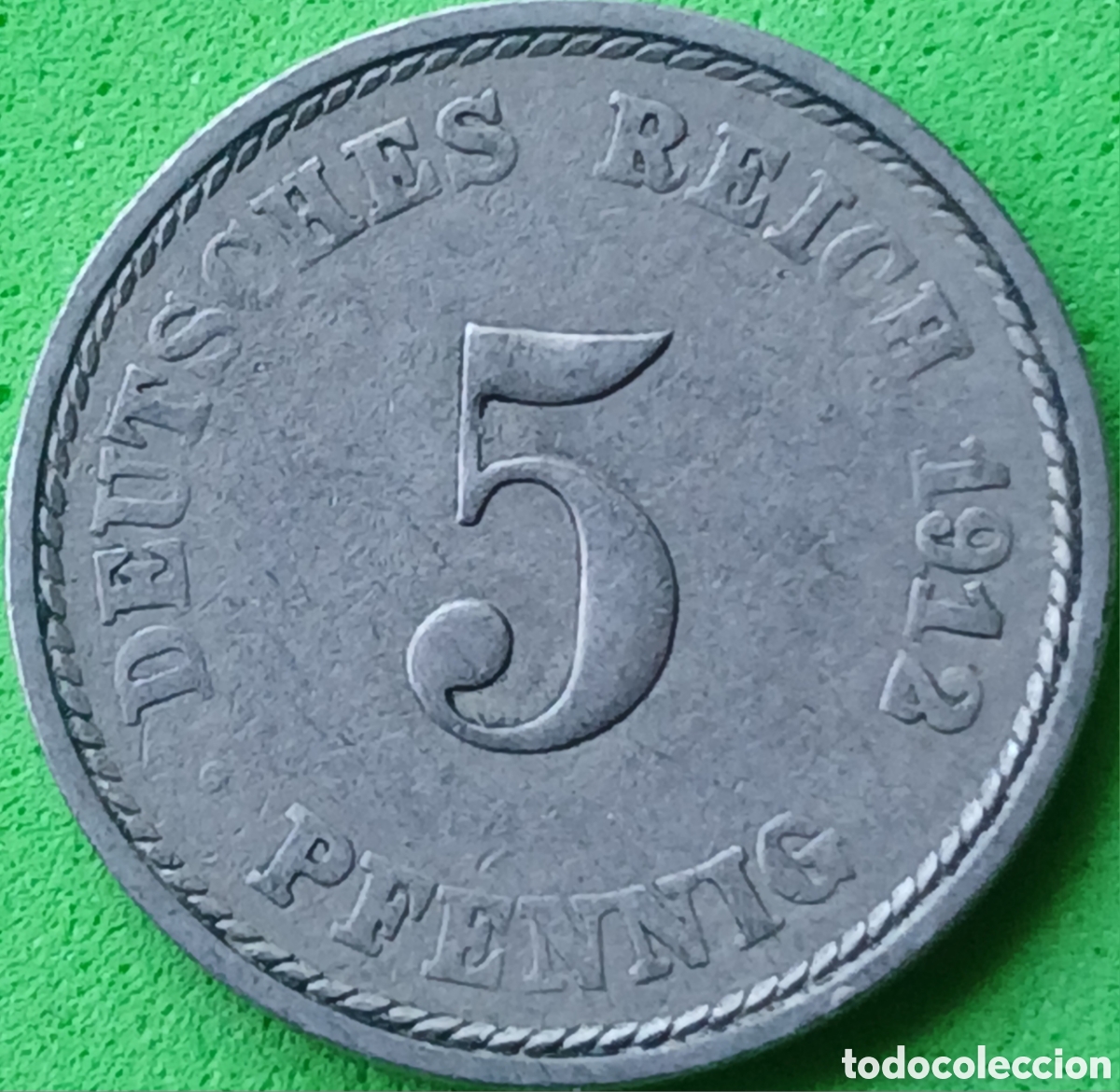 Monedas antiguas de Europa: Alemania Imperio 5 pfennig 1912 A km#11