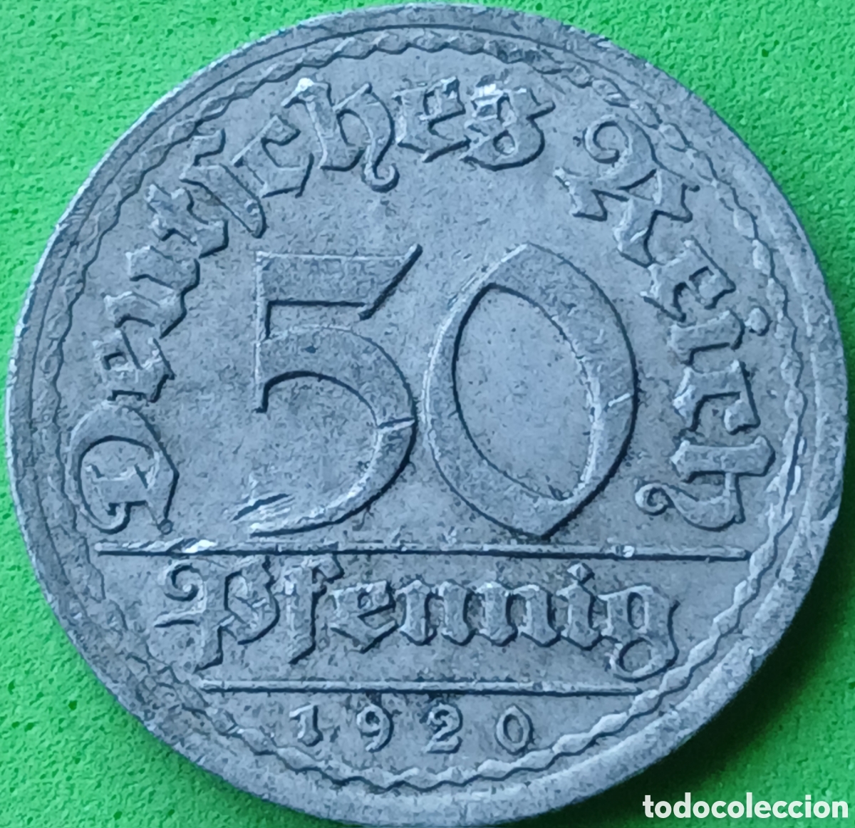 Monedas antiguas de Europa: Alemania Rep&uacute;blica de Weimar 50 pfennig 1920 A km#27