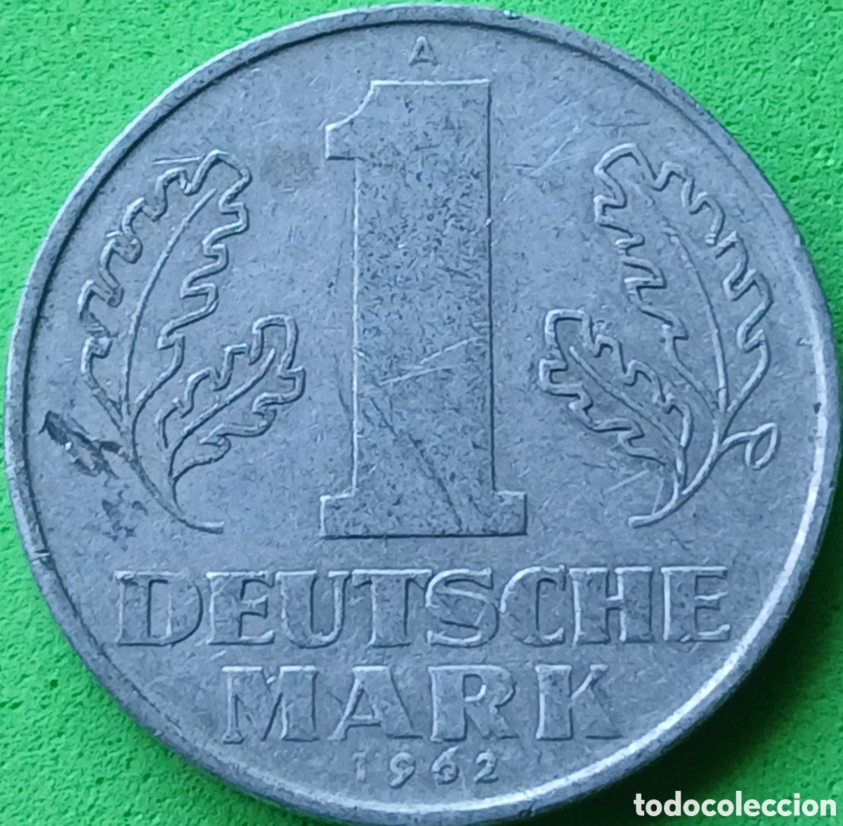 Monedas antiguas de Europa: Alemania Oriental 1 marco 1962 km#13