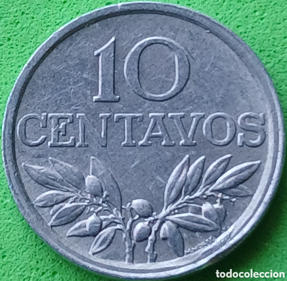 Monedas antiguas de Europa: Portugal 10 centavos 1979 km#594 poco com&uacute;n